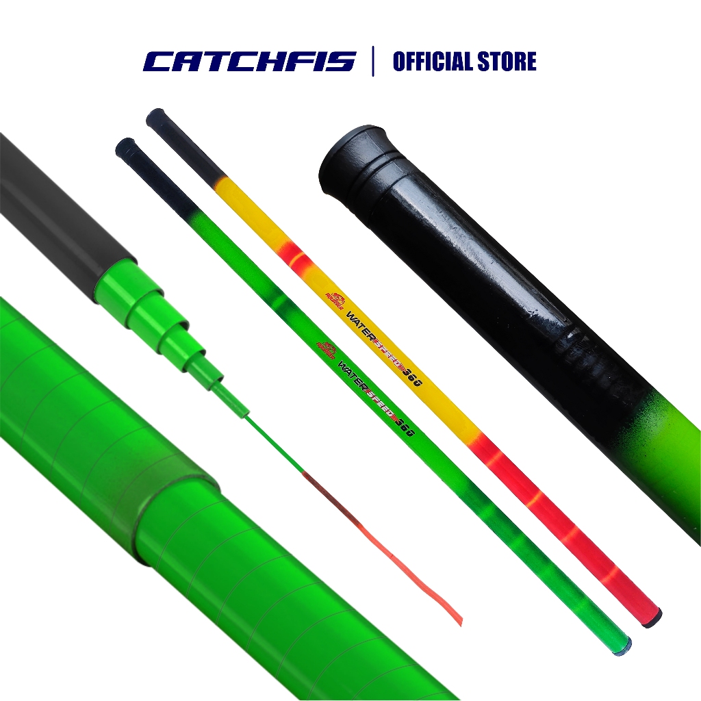 Catchfis - JORAN TEGEK WATER SPEED JORAN PANCING ANTENA CARBON MEDIUM ACTION UKURAN 1.8M - 4.5M JORA