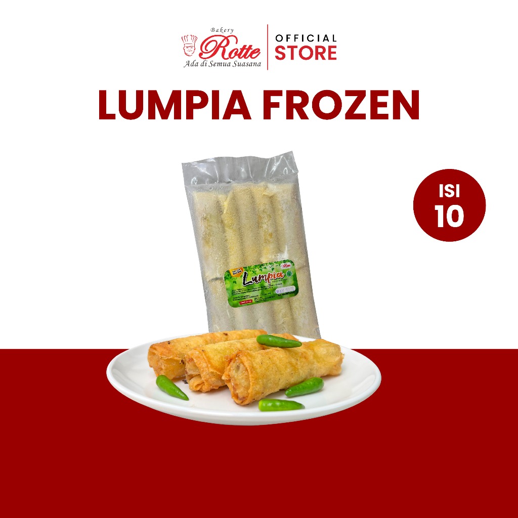 

Lumpia Frozen Rasa Ayam Rotte Bakery Pekanbaru Isi 10 Pcs