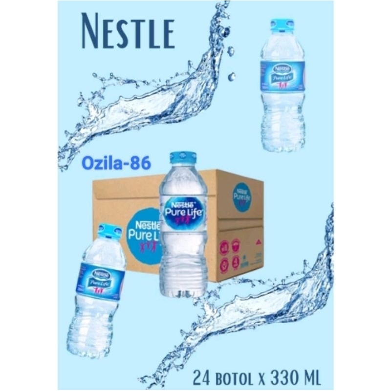 

Mineral Nestle Pure Life 330ml Minuman Botol Mini isi 24 Botol 1 Dus