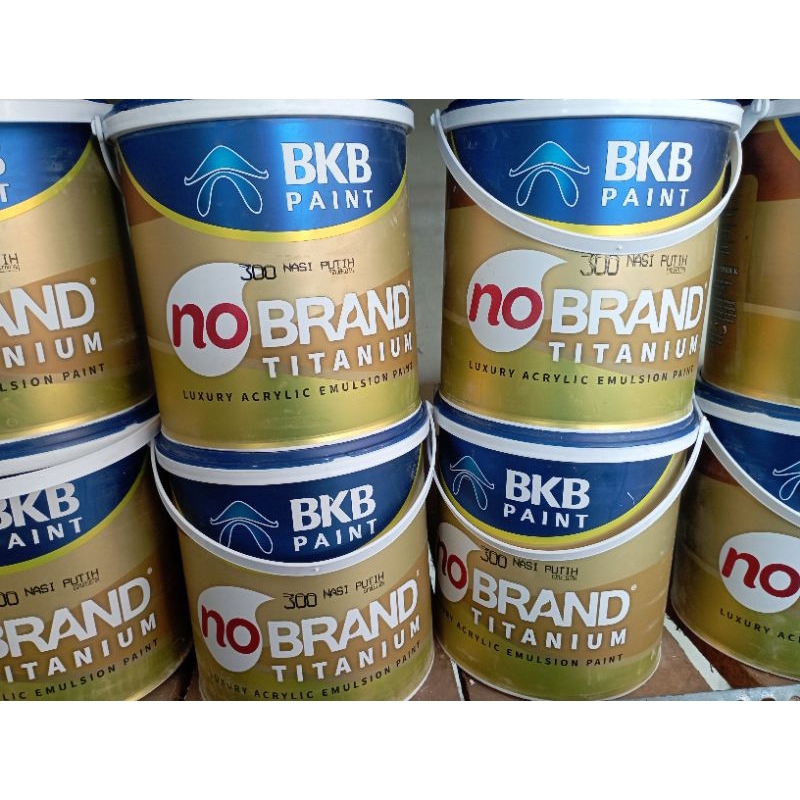 Cat Tembok No Brand Titanium 5kg (Warna Putih)
