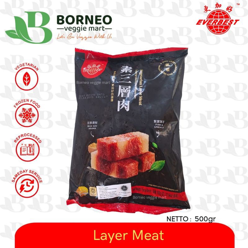 

Vegetarian layer meat / sam can vegetarian / vegetarian layer meat everbest