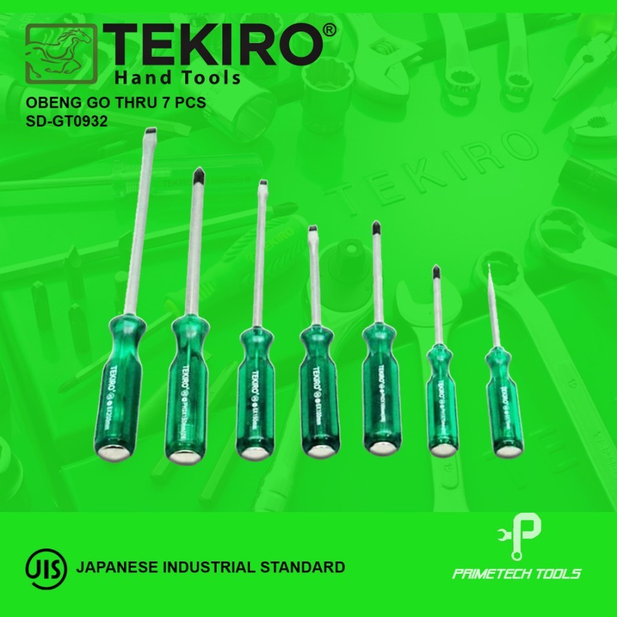 TEKIRO OBENG GO THRU 7 PCS SD-GT0932