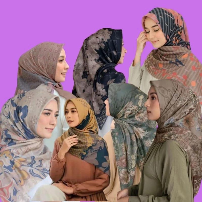 HIJAB SEGIEMPAT/VOAL /AFKIR/RIJEK LAYAK PAKAI/GAGAL QC