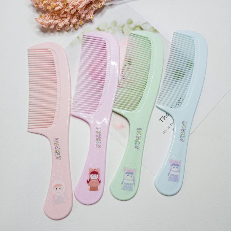 Sisir fancy Karakter/sisir Gagang full motif warna /Sisir jarang besar warna