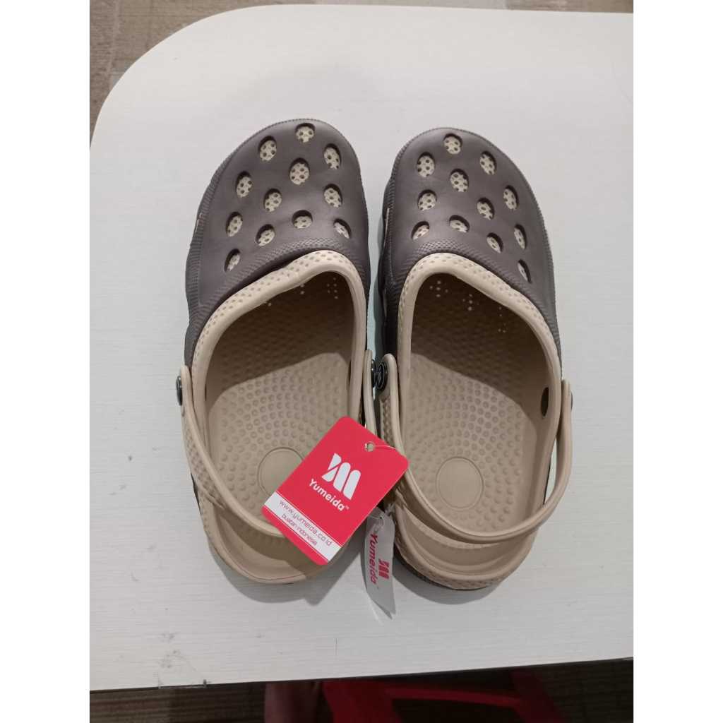 Sandal Baim Pria Dewasa Sandal Yumeida GT-8102 Sandal kodok Karet Anti Selip Seatu Sandal Pria Karet