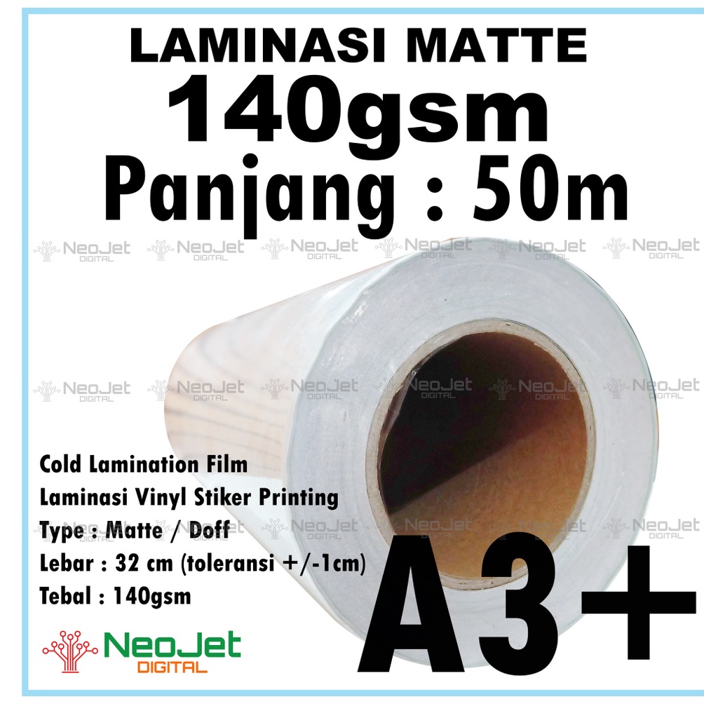 

Laminasi Matte Doff Dingin Laminating Mate Murah A3 14gsm 5m ART N9K3