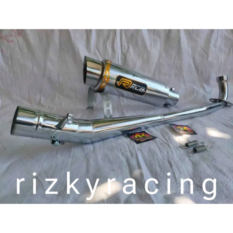 knalpot racing RCB bebek supra x supra 125 revo fit astrea jupiter z jupier new smash kharisma