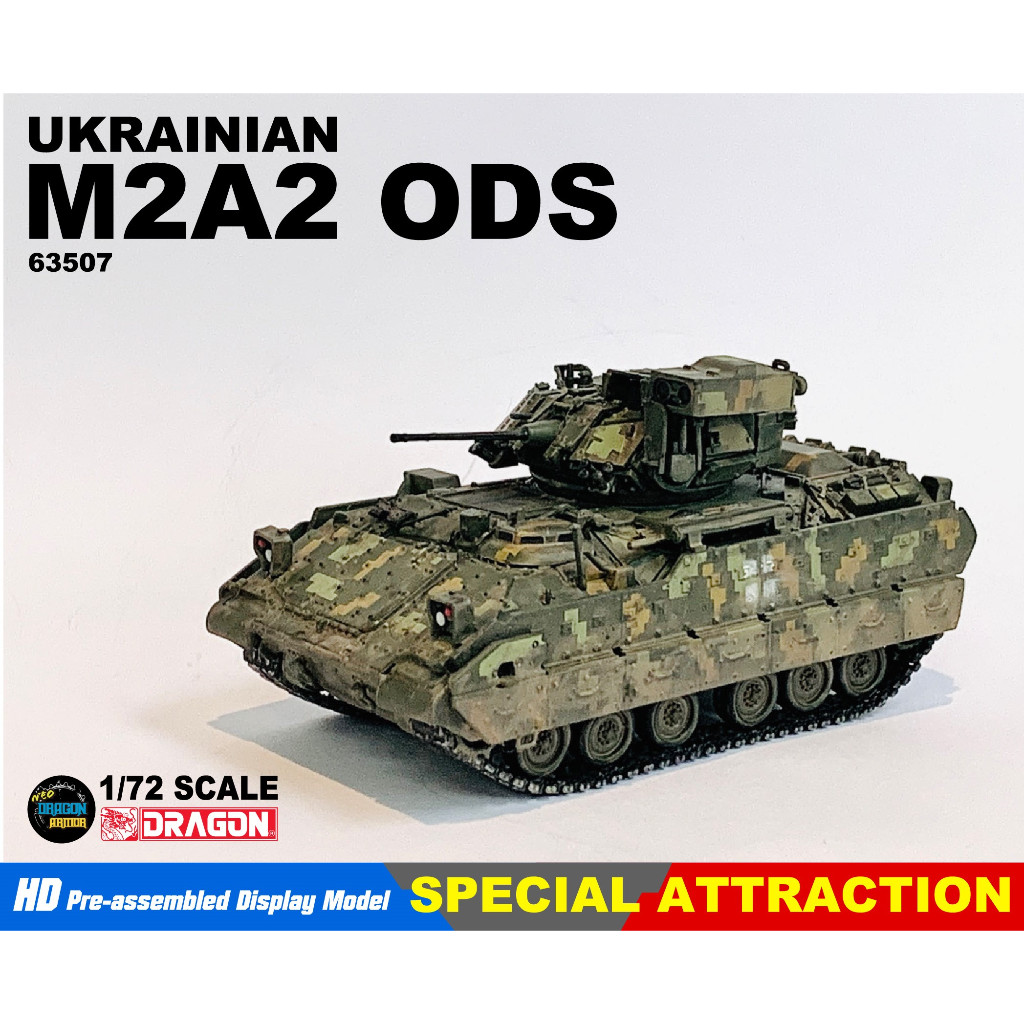 Tank UKRAINIAN Bradley M2A2 ODS Skala 1:72 Dragon