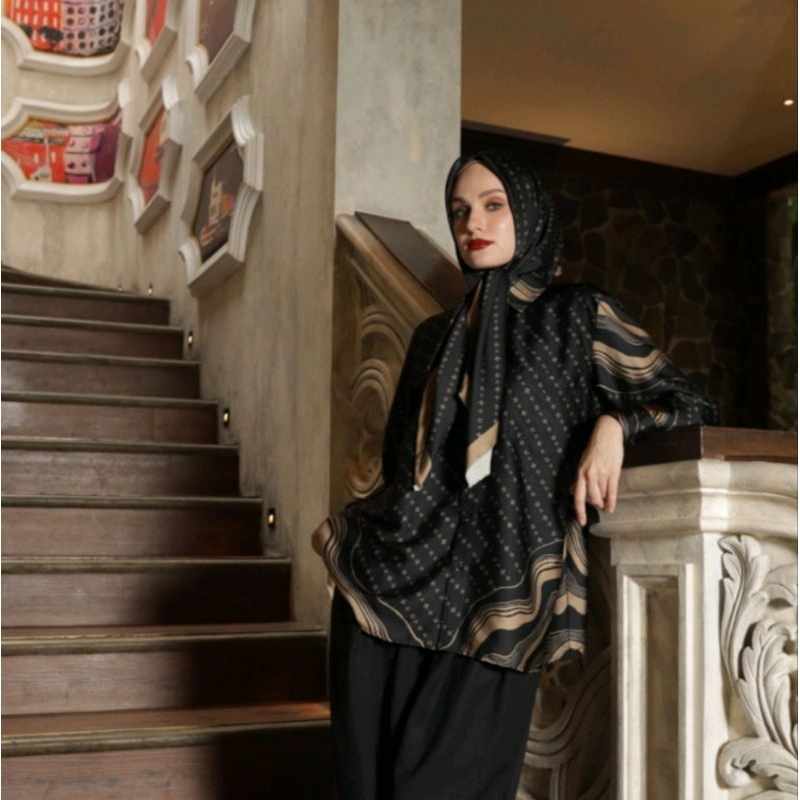 PL Hidahasan Monogram stripe shirt hida hasan idr.999.000