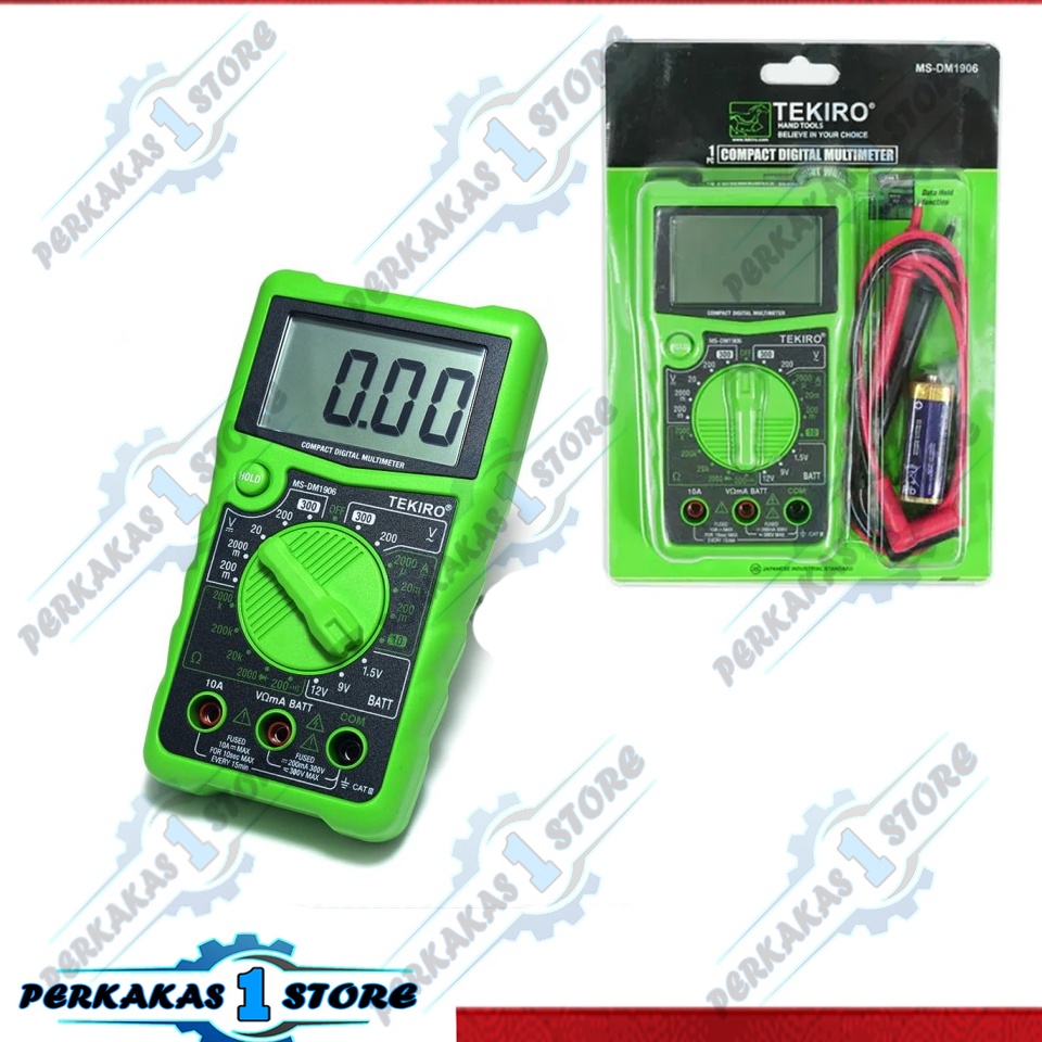 Hot Sell Tekiro Multimeter Digital Multitester Avo Meter MSDM19 Compact Digital Multimeter Bisa COD 