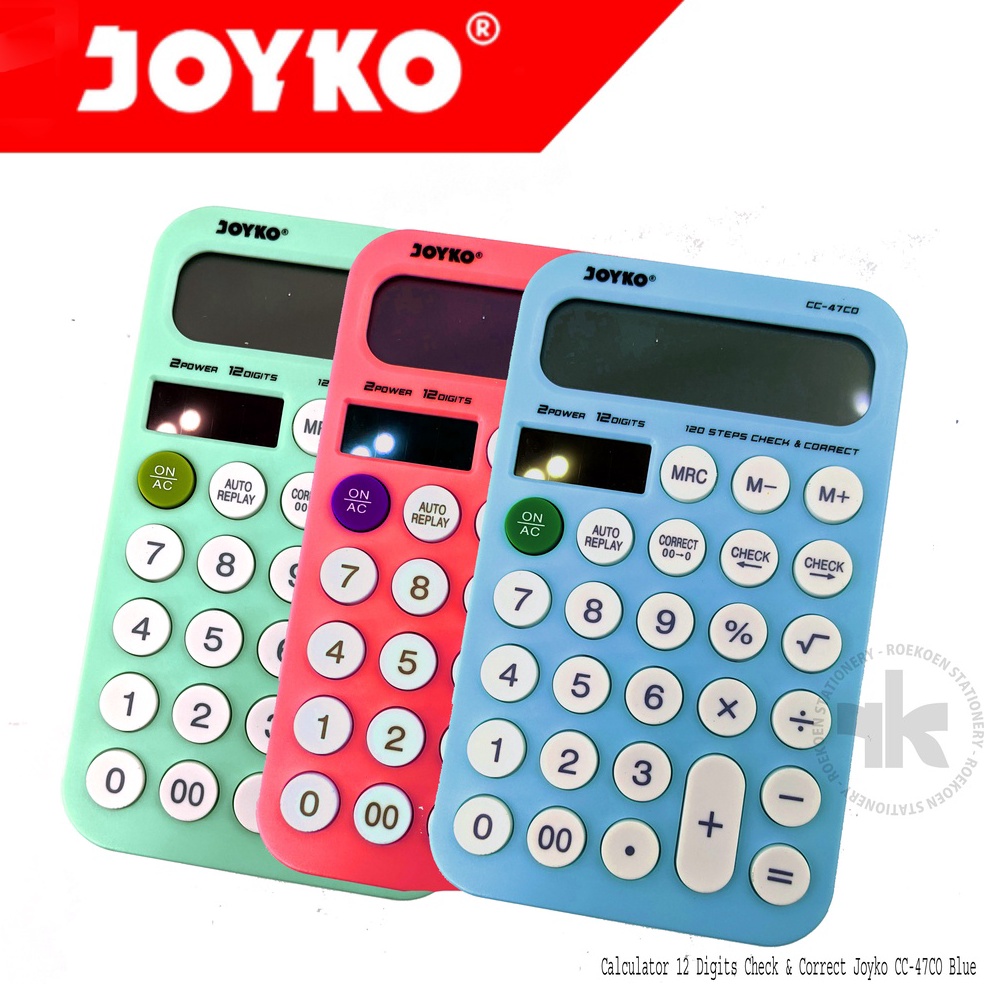

Joyko Calculator 12 Digit CC47CO ART Y8C7
