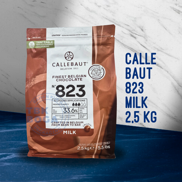 

Callebaut Milk 823 ( 2,5 Kg ) 33,6% Susu Belgian Chocolate Coklat Callets Callet Calebaut Coin