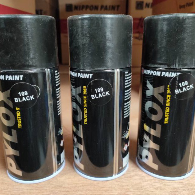 

CAT PYLOX PILOX HITAM KILAP BLACK 19 3CC NIPPON PAINT ART Q4I4