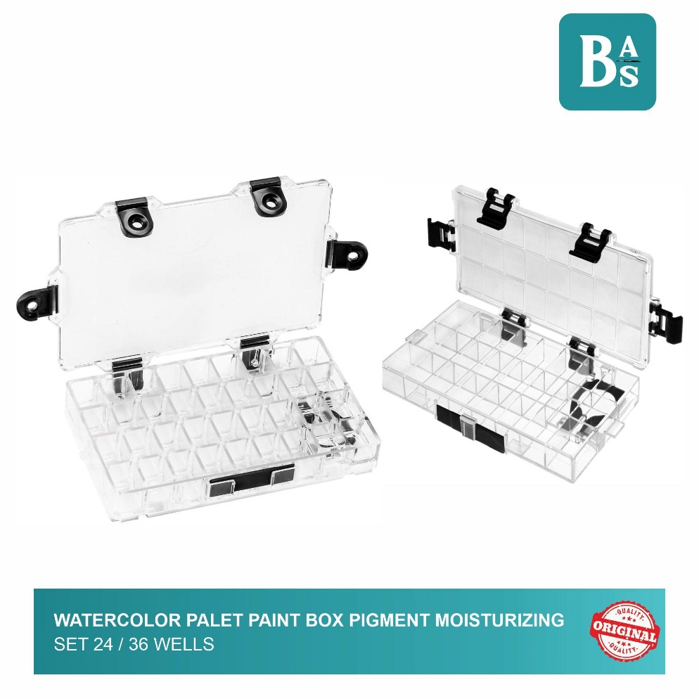 

Watercolor Palette Paint Box Pigment Moisturizing color ART K1G7