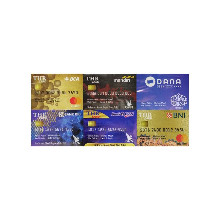 

COD Promo amplopampau THR lebaran motif BANK dan DANA variasi Mix ART N8S7