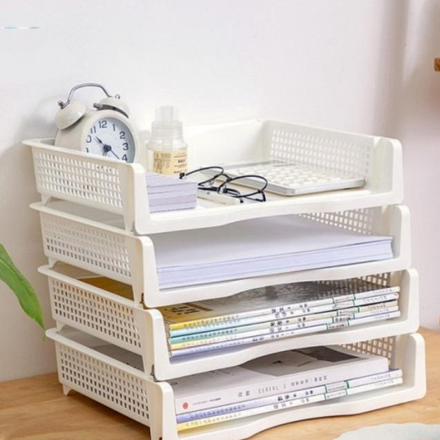 

rak susun meja serbaguna portable rak dokumen rak kertas organizer ART N7X5