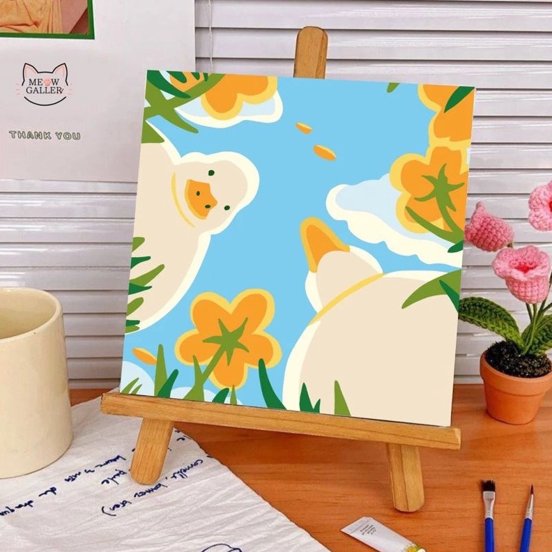 

Paint By Number 2x2cm Painting KIT Duck Series II ART S3A5