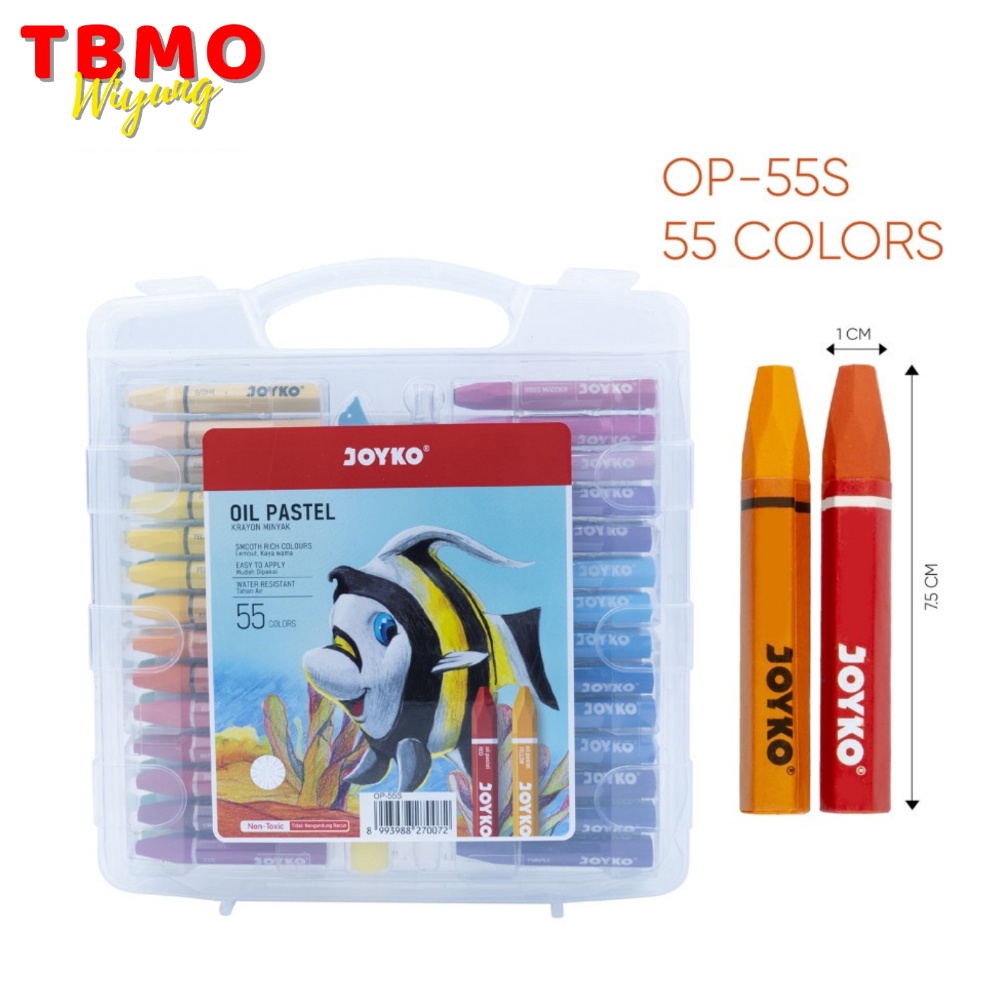 

TBMO Oil Pastel Crayon Joyko 55 Warna ART Q3C4