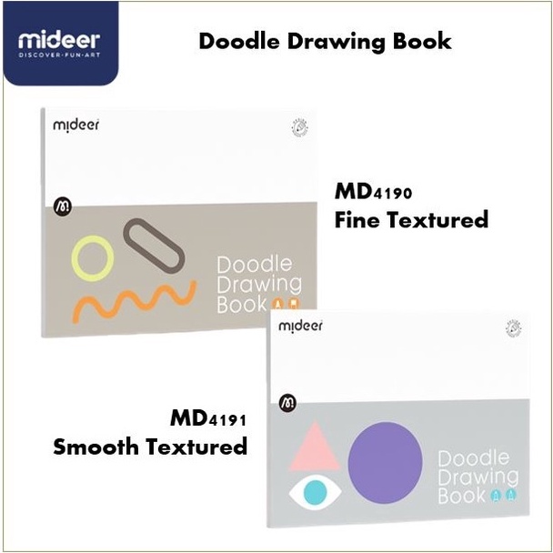 

Mideer Doodle Drawing Watercolor Sketch Book A4 Buku Gambar Lukis Anak ART J1H2