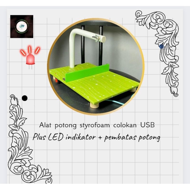 

Alat Pemotong Styrofoam Gabus plus LED lampu indikator ART Y8I1