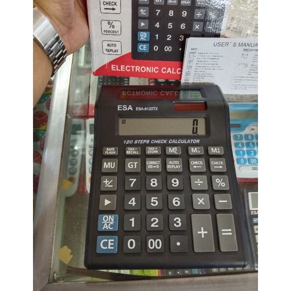 

Kalkulator Esa 2 Layar Kalkulator Dagang Besar Free baterai ART Q7I6