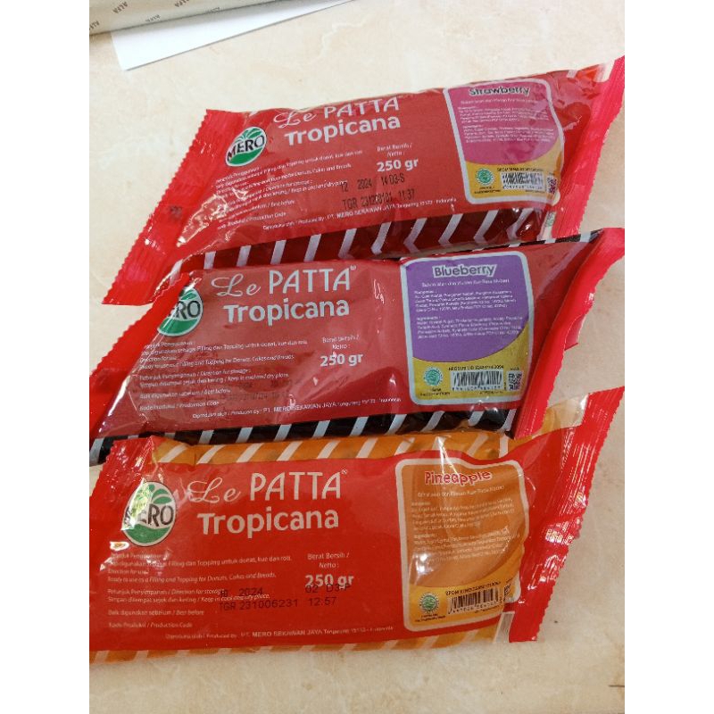 

Selai Lepatta tropicana 250gr pack ori