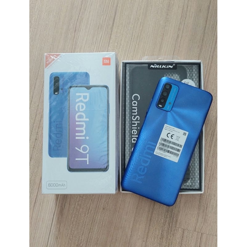 REDMI 9T RAM 6GB/128 SECOND TWILIGHT BLUE . BAGUS 99.8% LIKE NEW. LENGKAP‼️