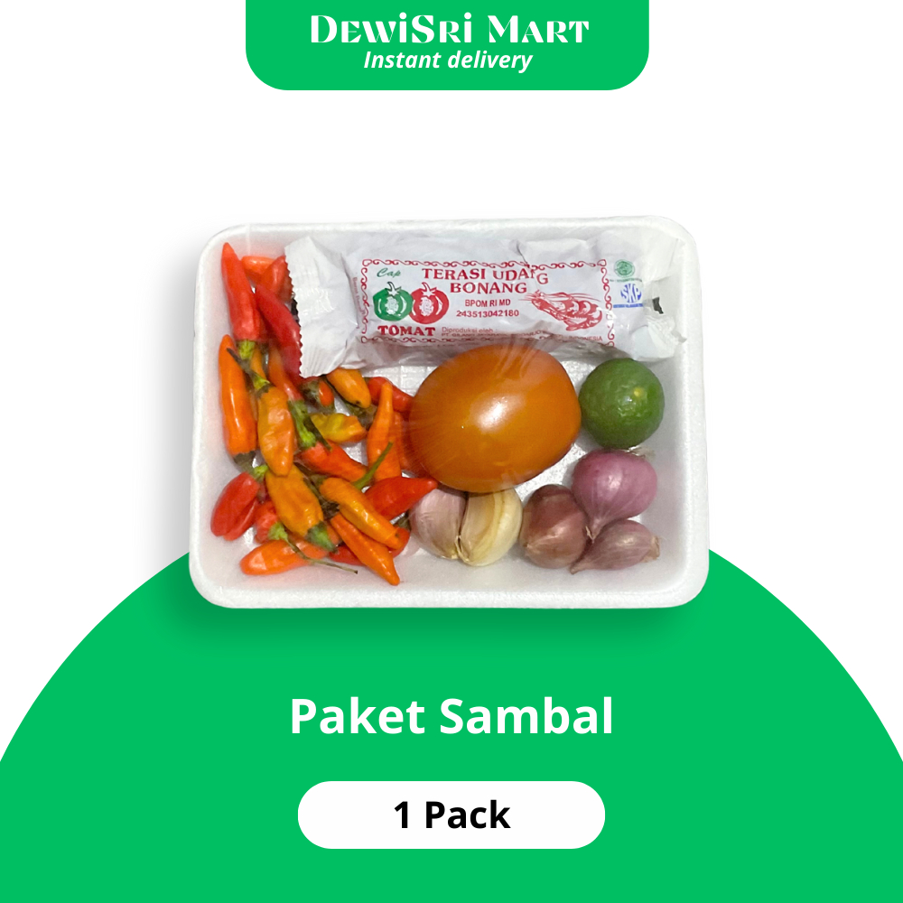 

Paket Sambal/Sambel Lengkap 1 Pack Bonang - Dewi Sri Mart