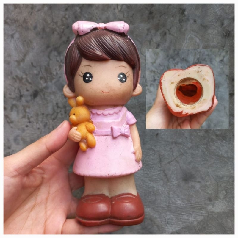 Coin bank celengan Doll Pigi coin bank