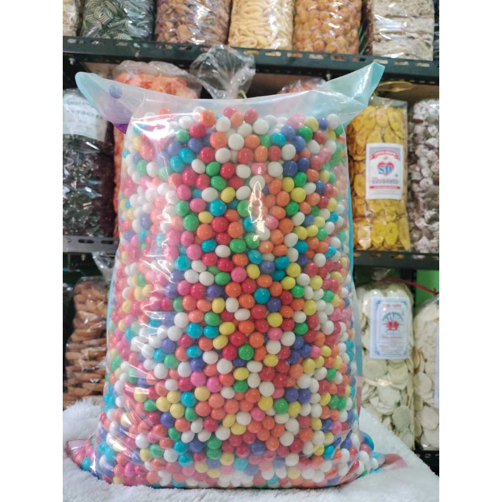 

Permen Biskuit Pelangi 1KG - BAOBAB SNACK - Ball Bola Bola Warna Warni