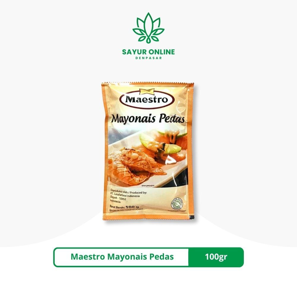 

Maestro Mayonnaise Pedas 100gr - Sayur Online Denpasar