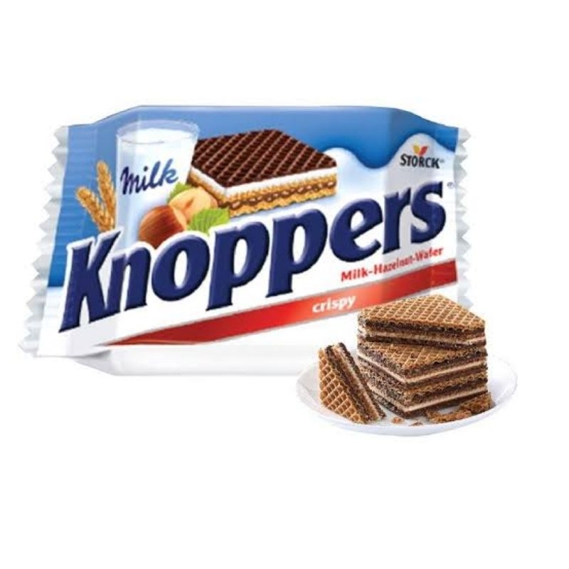 

[25gr] Storck Knoppers Chocolate Milk Crisp - Wafer Cokelat