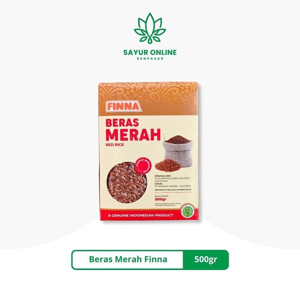 

Beras Merah Finna 500gr - Sayur Online Denpasar