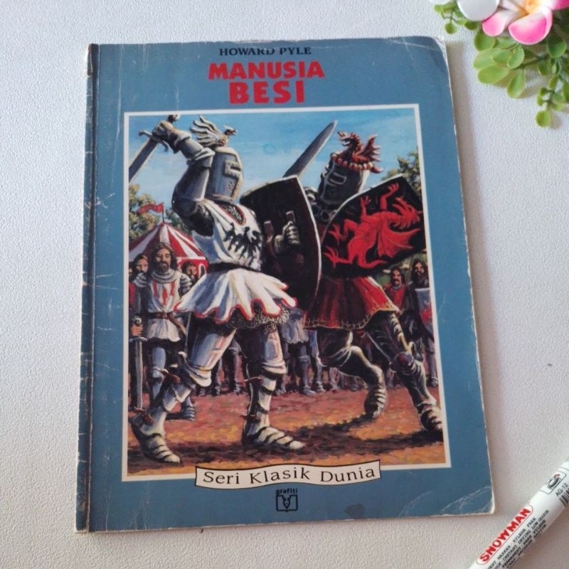Buku Seri klasik Dunia Howard pyle preloved Manusai Besi