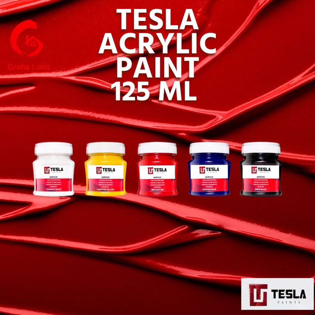 

Tesla Paints Acrylic Paints Cat Akrilik 125ml SATUAN ART C9N9