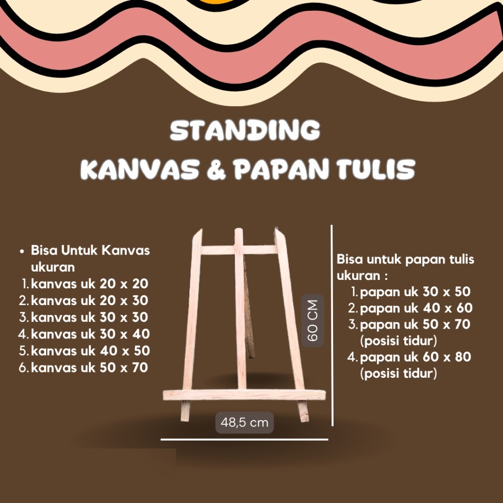 

STANDING KANVAS / PAPAN TULIS ENGSEL TRINITY