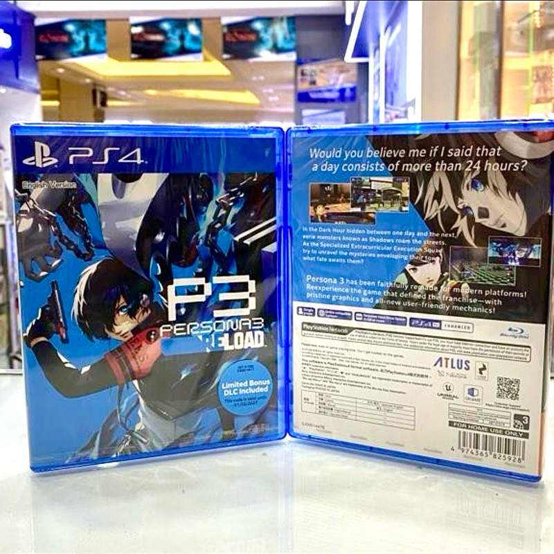 Kaset Ps4 Persona 3 Reload Ps 4 persona3 kaset Playstation 4 Game P3 Parsona Pesona Original ori son