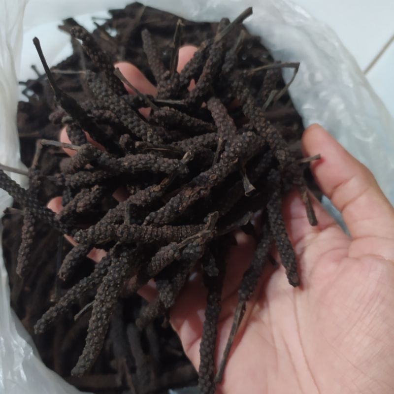 

Cabe Jamu 1 Kg Kering // Cabe Jawa Jamu Obat Herbal Tradisional 5 KG 10 KG 15 KG