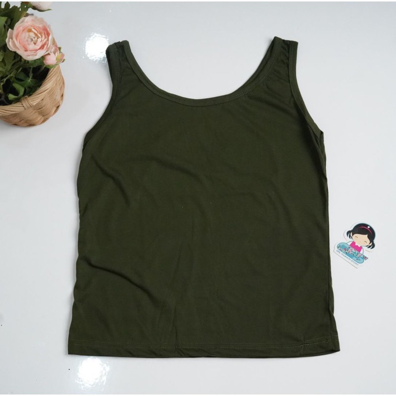 ZETERINDO - BAJU WANITA SYANIA / SINLY TANKTOP / TANGTOP ANAK REMAJA ABG MURAH MOTIF POLOS