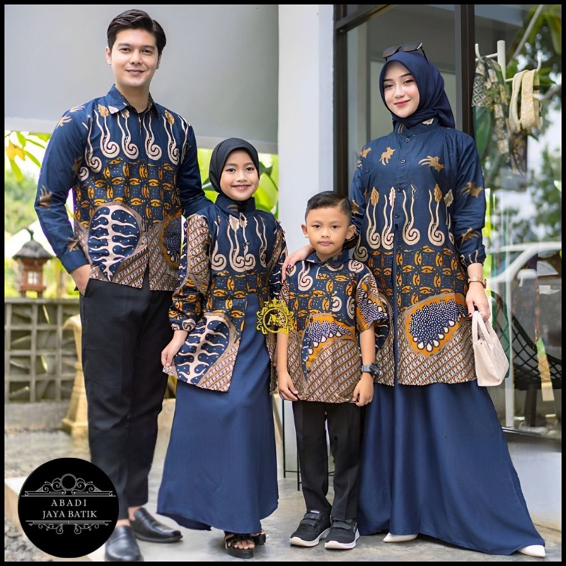 Sarimbit Keluarga 2025 Lebaran New Cardiy Series Batik Couple keluarga Terbaru Pasangan Ayah Ibu Dan