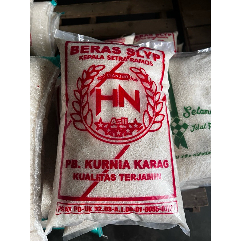 

BERAS CIANJUR SETRA RAMOS PREMIUM 5KG. PULEN DAN WANGI