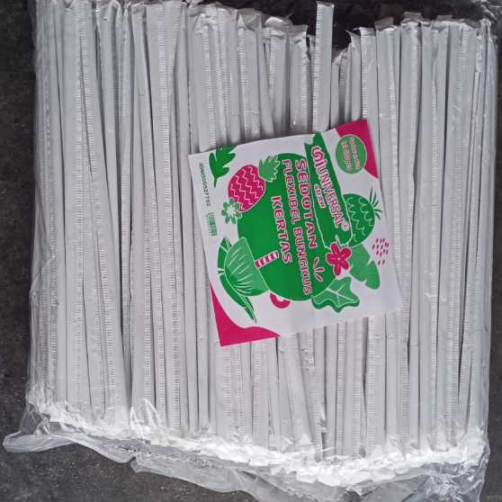 Sedotan Bengkok Steril Kertas / Sedotan Steril  / Pipet Steril sealer / Sedotan sealer / Sealer