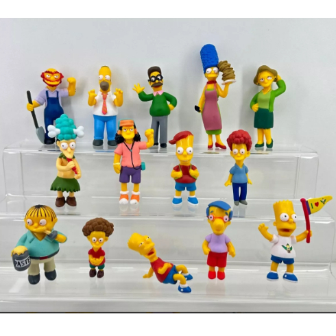 action figure the simpsons set isi 14 pcs simpson homer bart