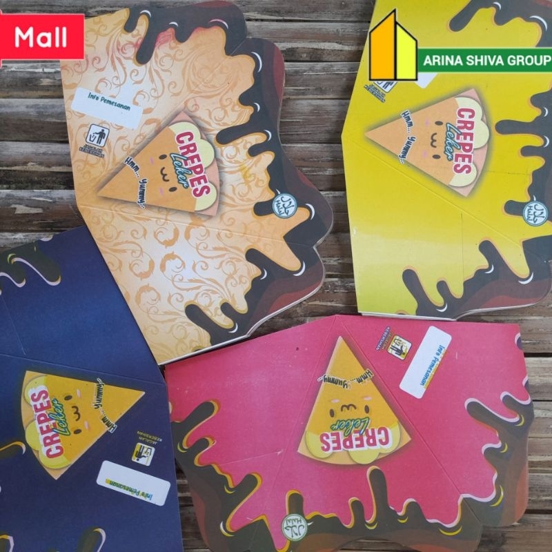 

100 LEMBAR KEMASAN CREPES JUMBO BAHAN DUPLEK PUTIH SUPER QUALITY | KERTAS KREPES CRISPY HIGH QUALITY | BOX LEKKER WAFFLE CROFFLE MURAH PRODUK TERBARU | TOKO KEMASAN ONLINE | TOKO ANEKA KEMASAN OFFICIAL | ARINA SHIVA GROUP | SHIVACORP 2081