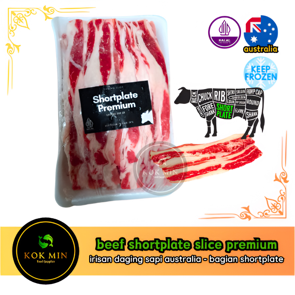 

AUS Beef Slice / Daging Sapi Iris Premium - 250 gram