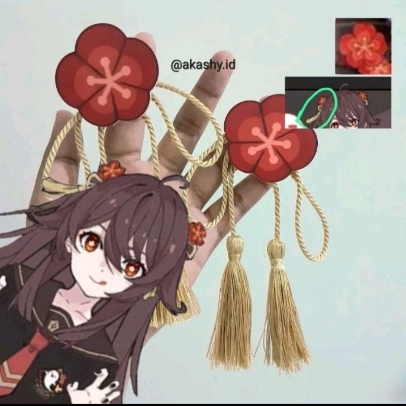 Jepit Hu Tao_Genshin Impact