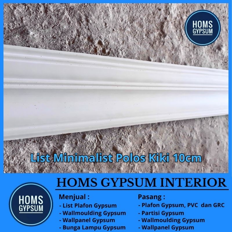 List Gypsum Polos Minimalis Kiki 10cm