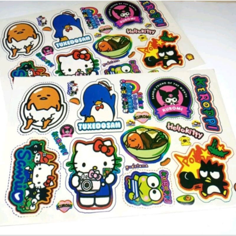 

1 LEMBAR STIKER ANIMASI KARAKTER LUCU P27 T17 CM