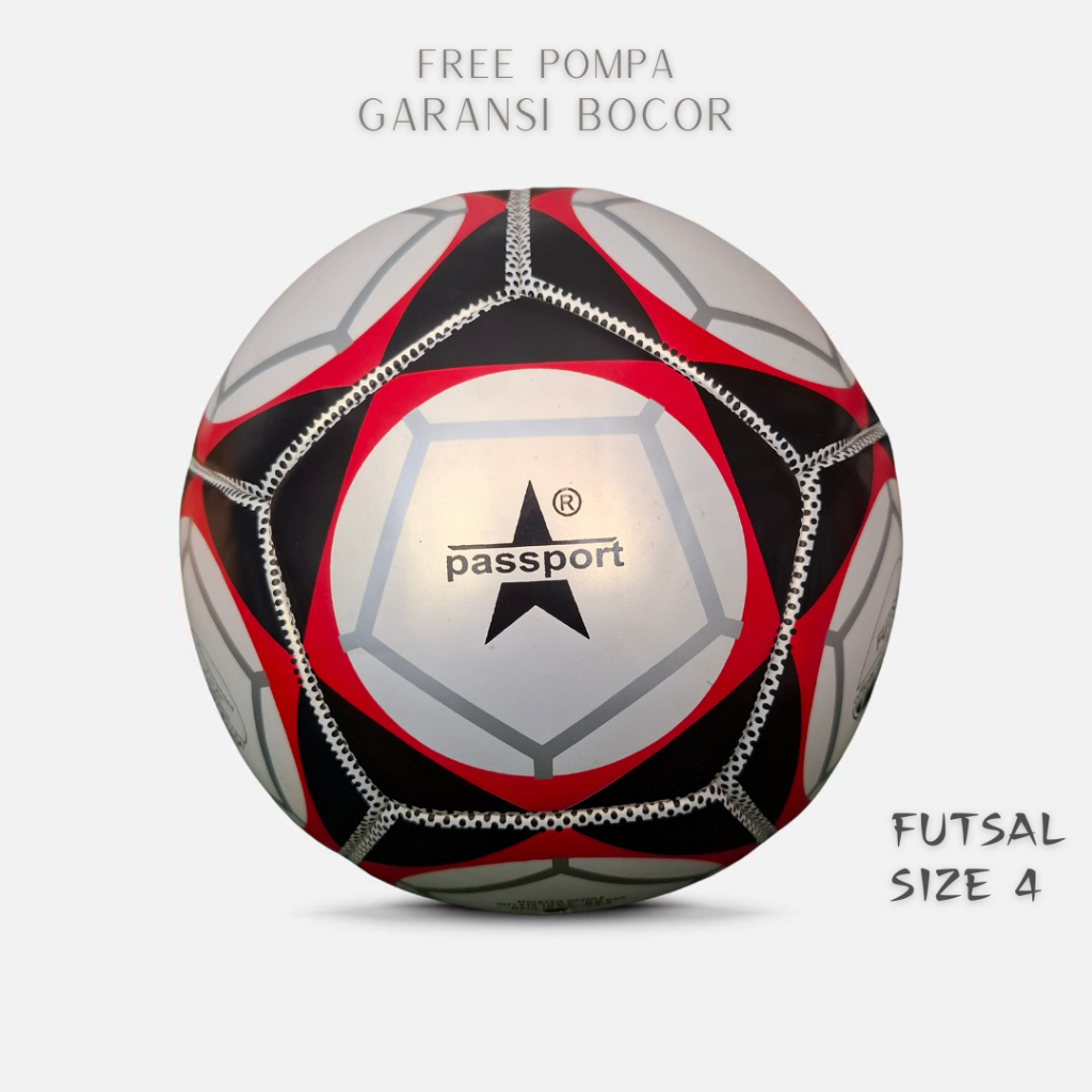 PASSPORT bola futsal putsal original paspor pasport rotari size 4 untuk kompetisi indoor outdoor fut