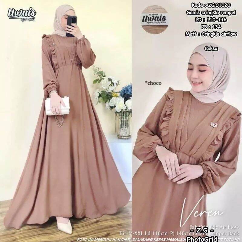 GAMIS VEREN UWAIS / DRESS CRINKLE